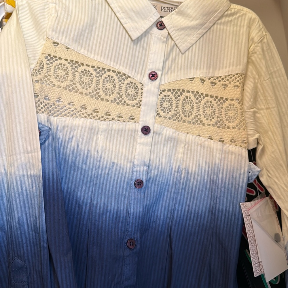 Button down girls shirt